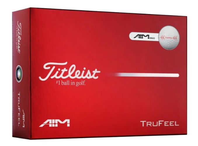 Titleist Trufeel AIM360 2026 Golf Balls Golf Balls Titleist Box/12 White 