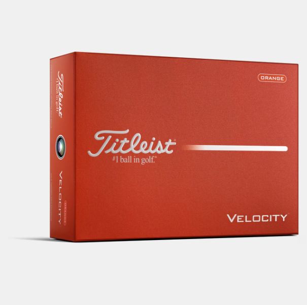 Titleist Velocity 2026 Golf Balls Golf Balls Titleist Box/12 Orange 
