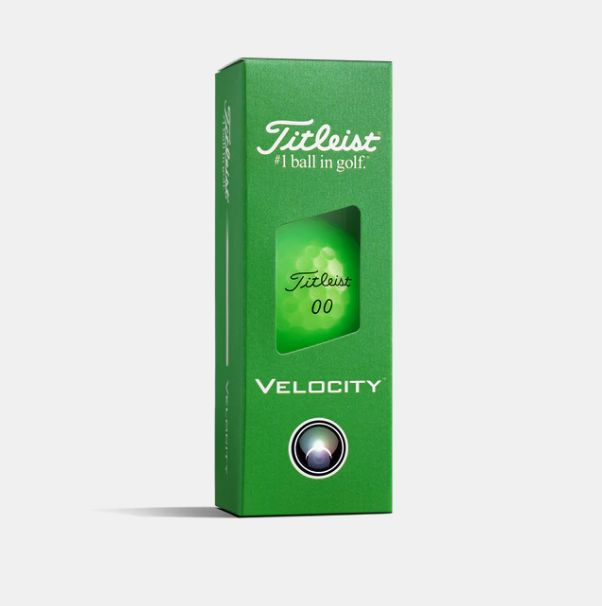 Titleist Velocity 2026 Golf Balls Golf Balls Titleist Sleeve/3 Green 