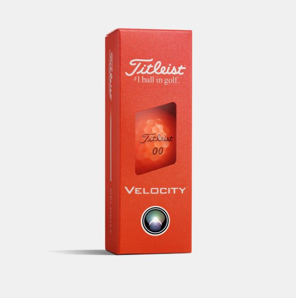 Titleist Velocity 2026 Golf Balls Golf Balls Titleist Sleeve/3 Orange 