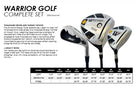Tomahawk Warrior 10pc Set Graphite Regular Flex Complete Sets Golf Trends 