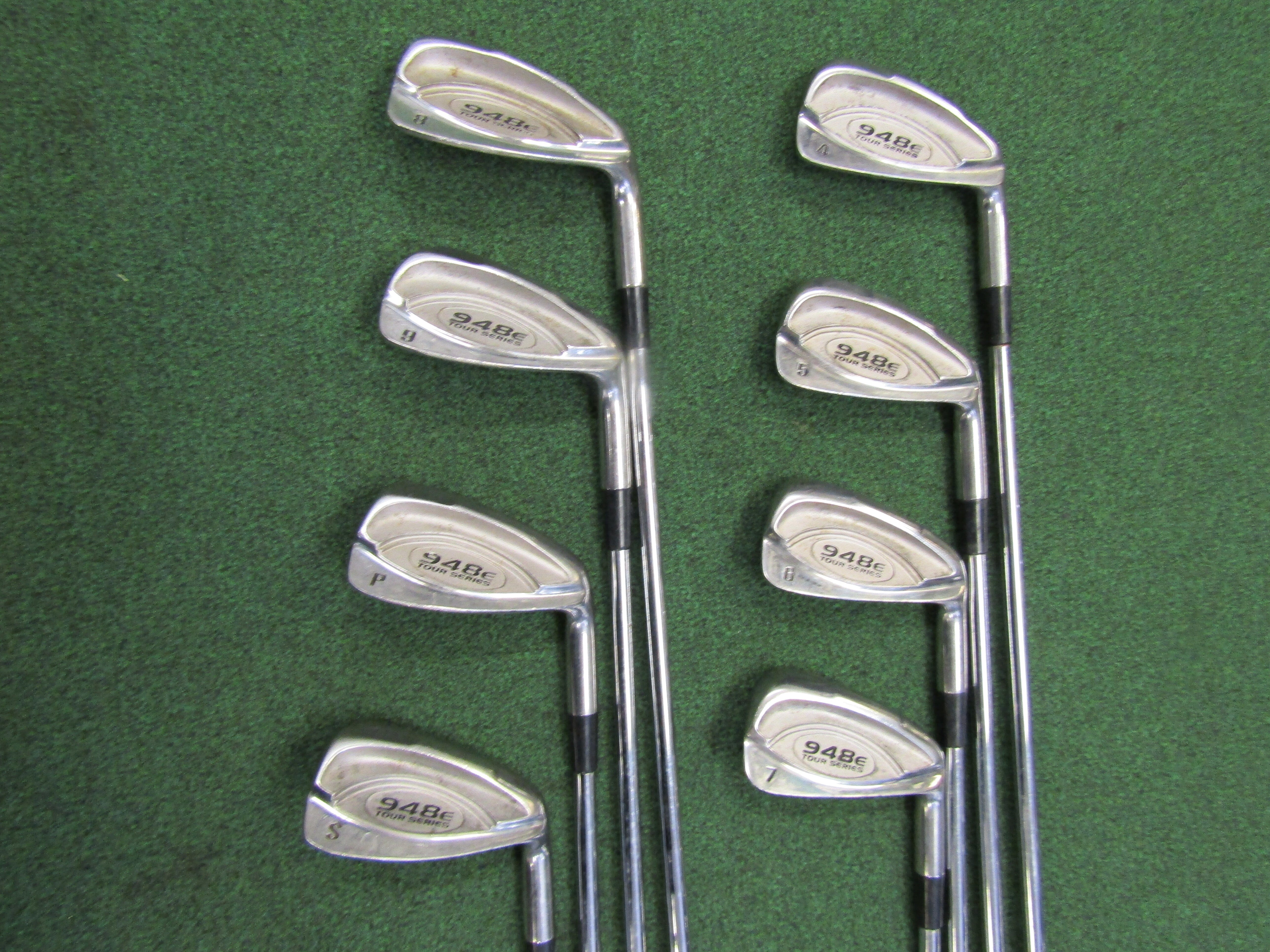 Tour Series 948E #4-PW, SW 8pc. Iron Set Stiff Flex Steel Men's Right Pre-Owned Iron Sets Tour Series 