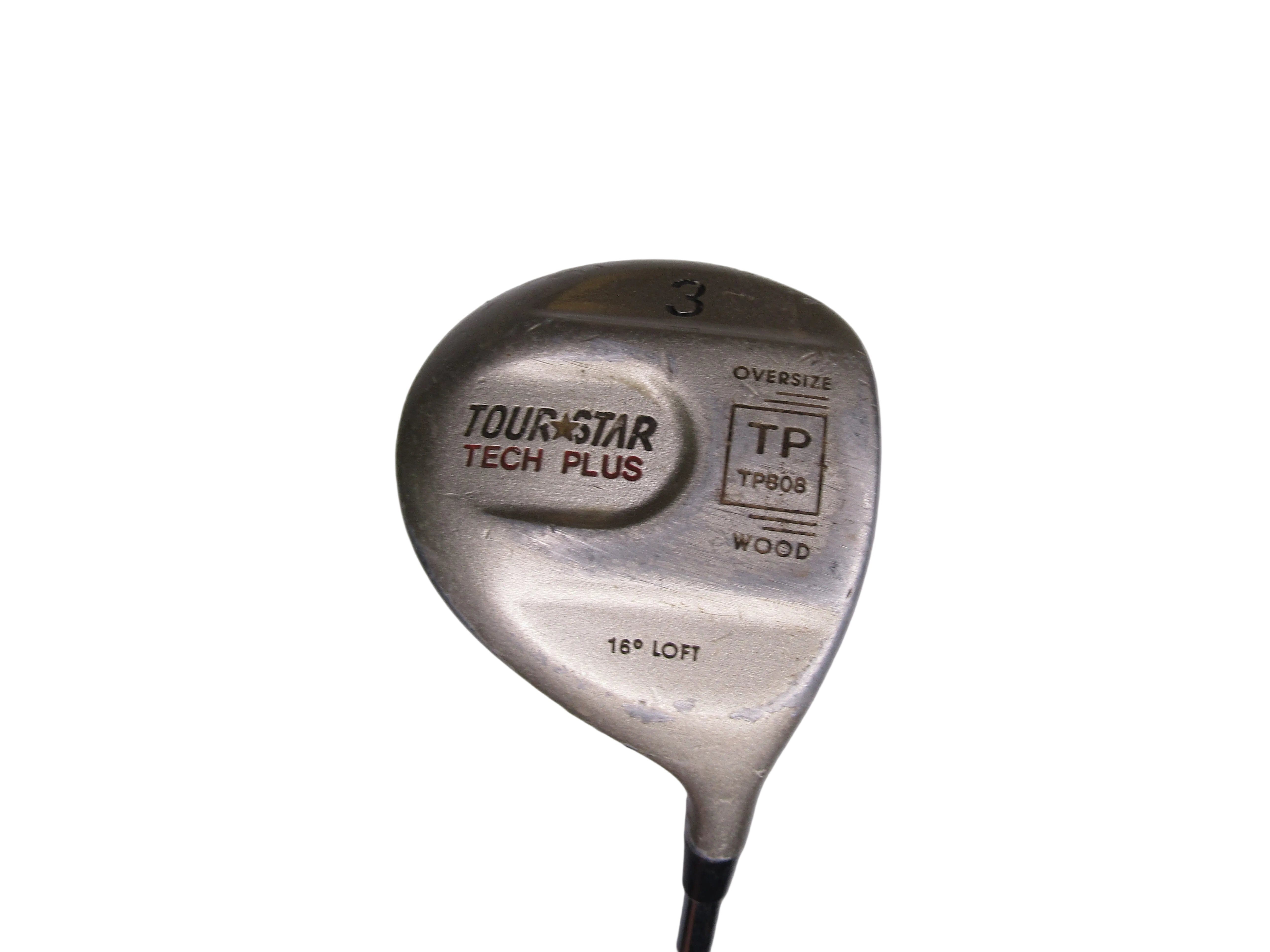Tour Star Tech Plus 808 OS #3 16° FW Regular Flex Steel Men's Right Pre-Owned Fairway Woods Tour Star 