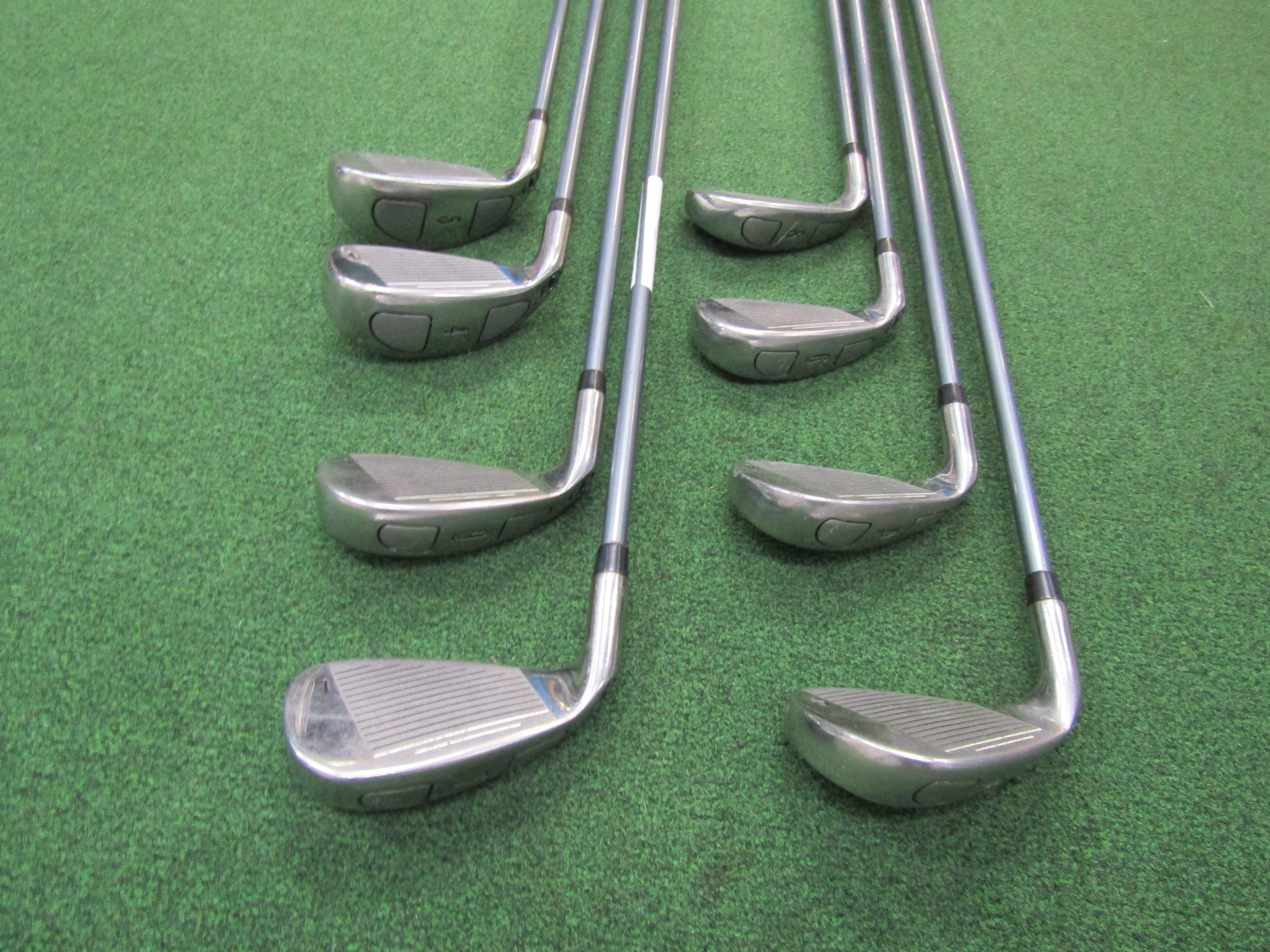 Turbo Power XP I #4-SW 8 pc. Hybrid Iron Set Firm Flex Graphite Men's Right Pre-Owned Irons Turbo Power 