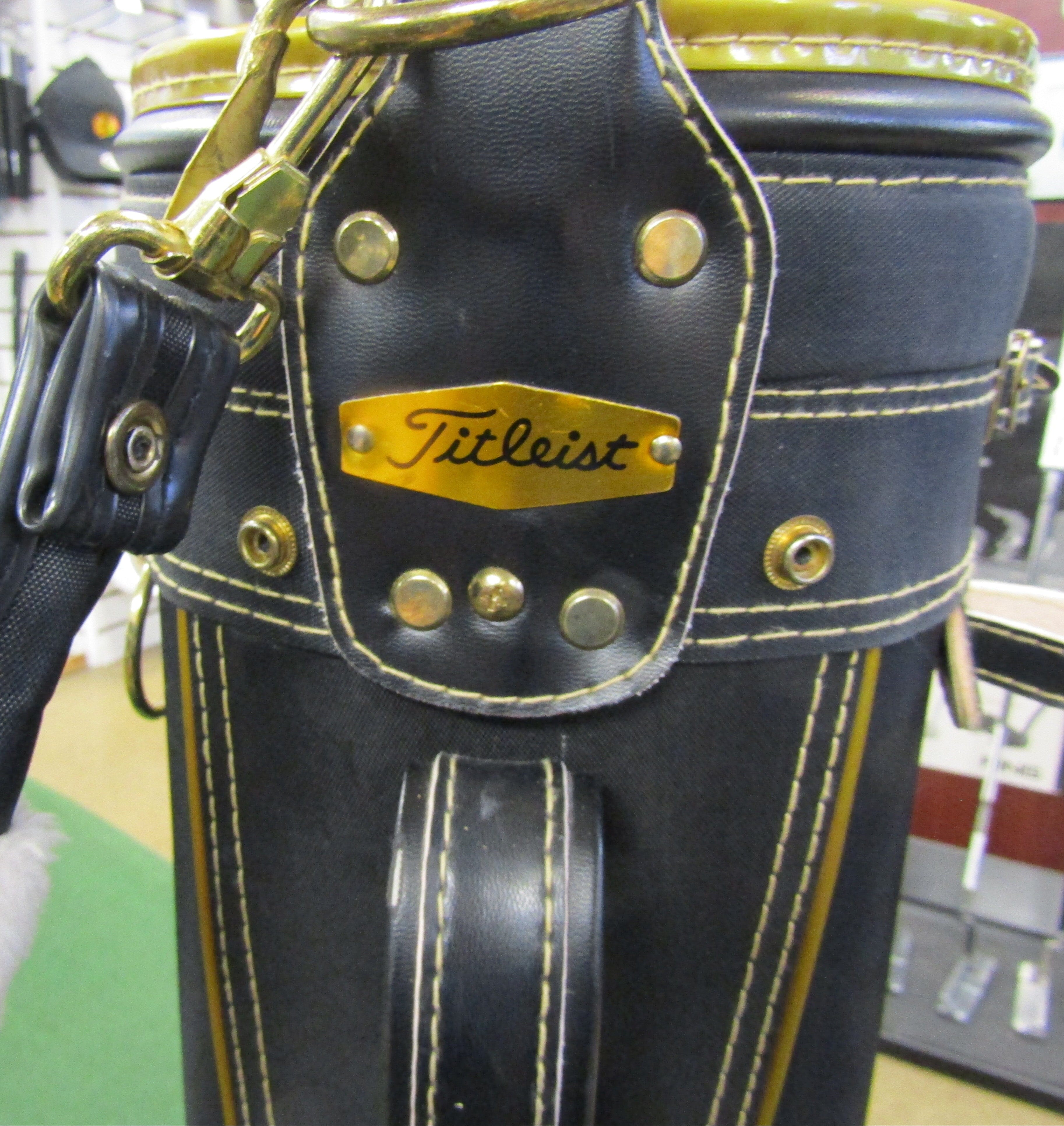 Vintage Premium Titleist Navy Golf Bag Premium Vintage Golf Titleist 