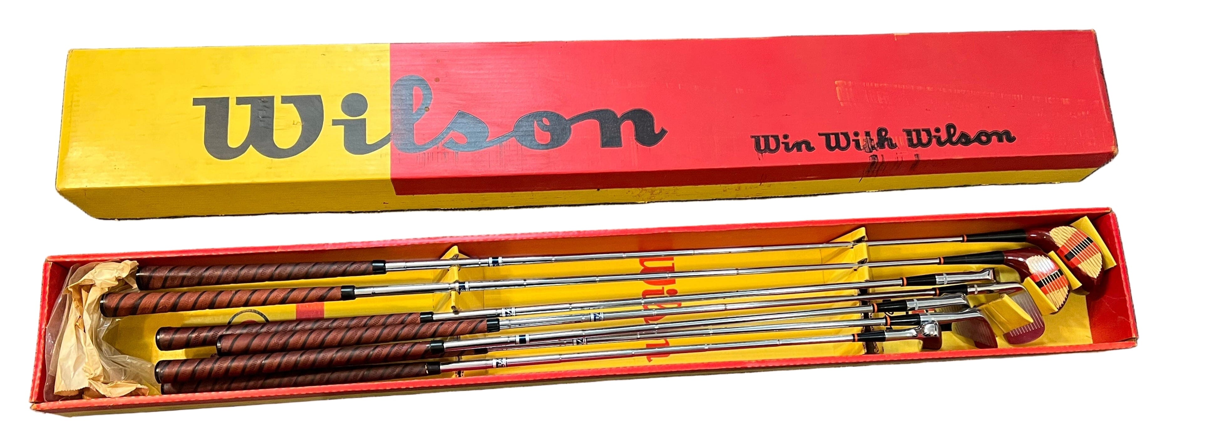 Vintage Premium Wilson Patty Berg Cup Defender 7 pc. Set Steel Women's Flex Premium Vintage Golf Wilson 