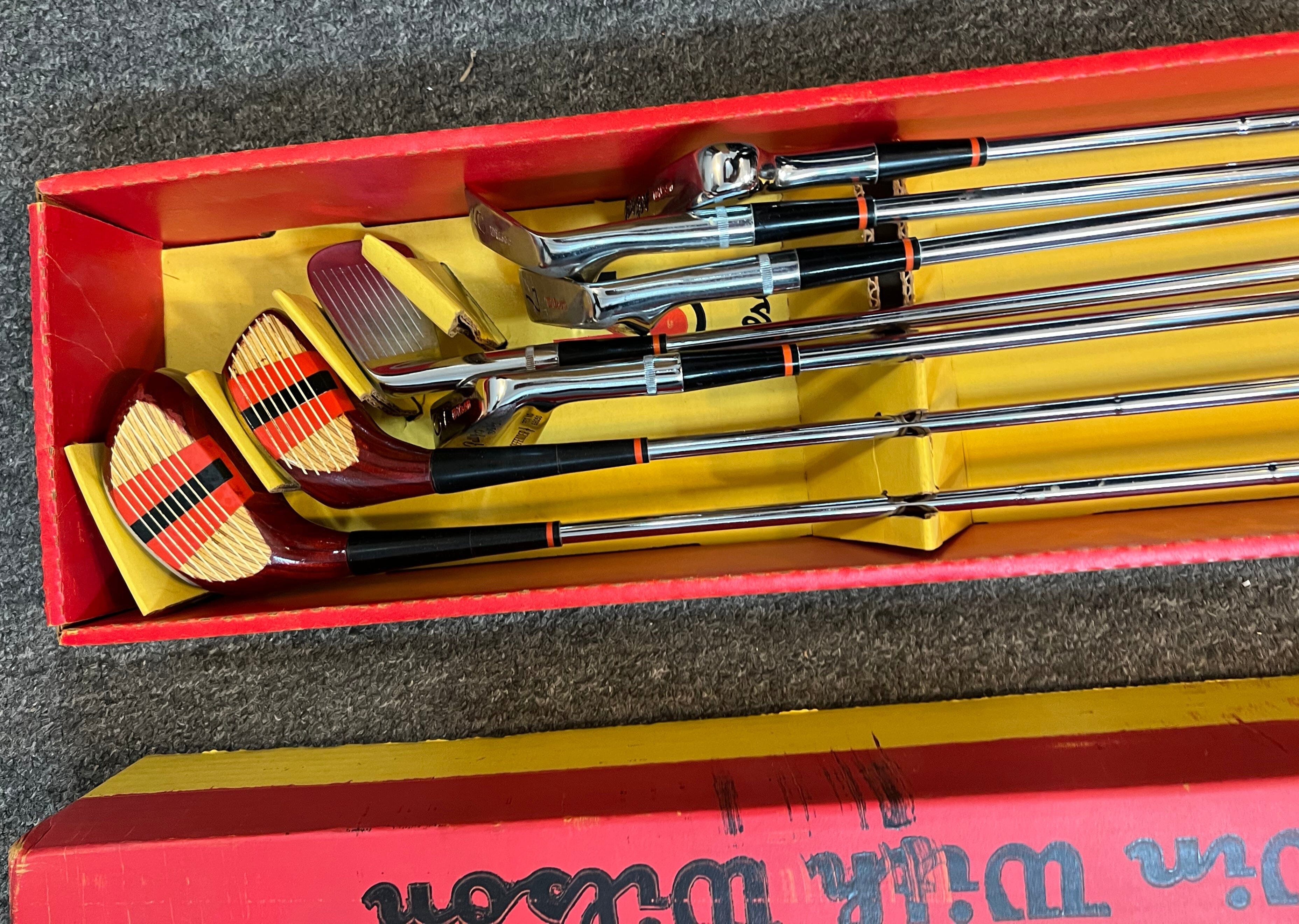 Vintage Premium Wilson Patty Berg Cup Defender 7 pc. Set Steel Women's Flex Premium Vintage Golf Wilson 