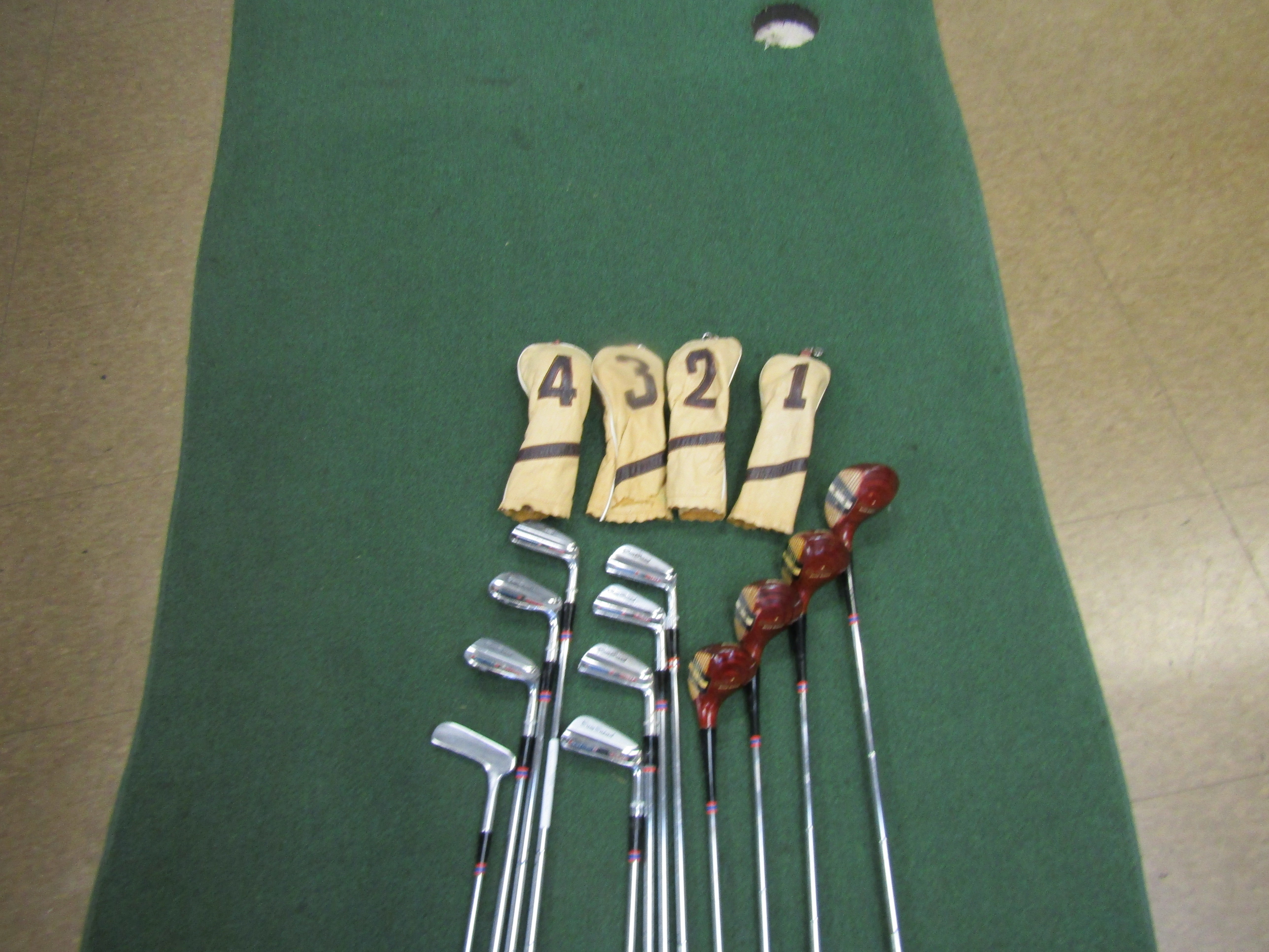 Vintage Premium Wilson Sam Snead 12 pc. Complete Golf Set Regular Flex Steel Men's Right Hc Premium Vintage Golf Wilson 
