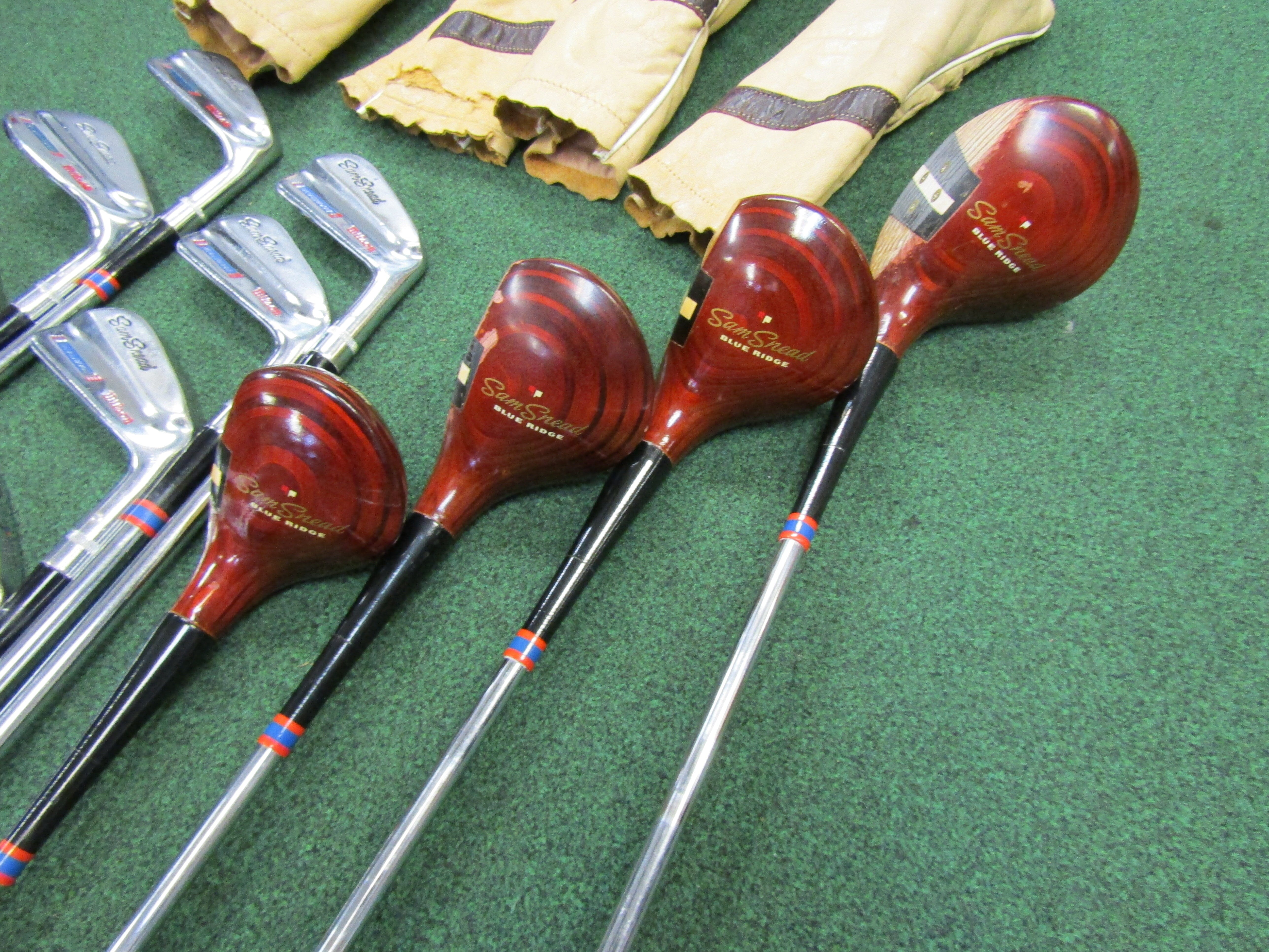 Vintage Premium Wilson Sam Snead 12 pc. Complete Golf Set Regular Flex Steel Men's Right Hc Premium Vintage Golf Wilson 