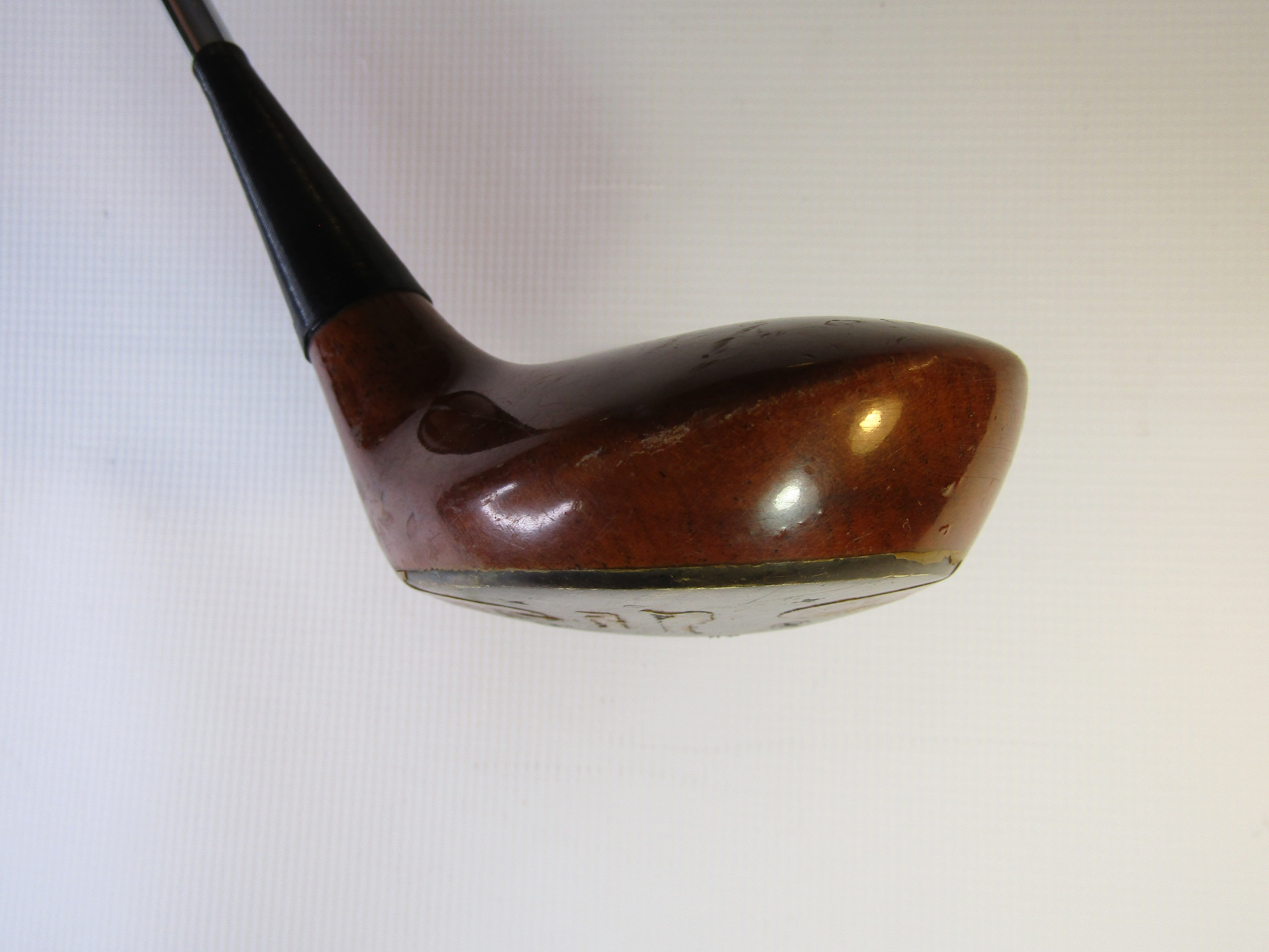 パーシモン1W3W Vintage Titleist Persimmon #3 FW Stiff Flex Steel Men's Right