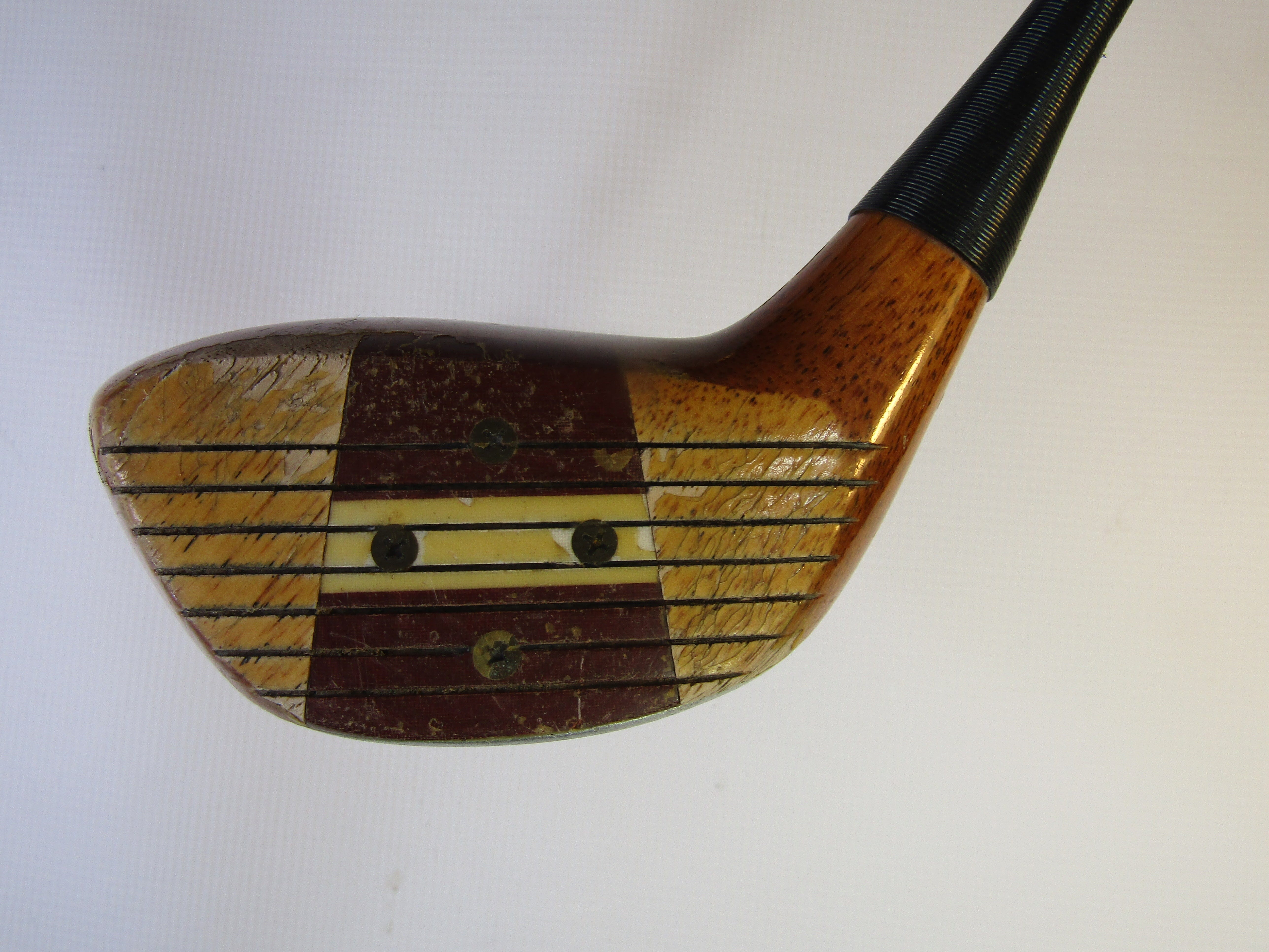 Vintage Titleist Persimmon Driver Stiff Flex Steel Men's Right Premium Vintage Golf Titleist 
