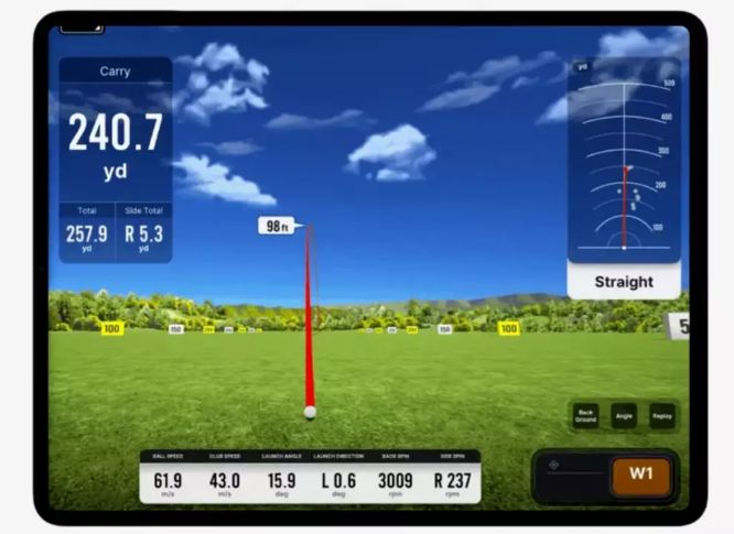 Voice Caddie SC4 Pro Launch Monitor & 3D Driving Range Simulator Launch Monitor Voice Caddie 