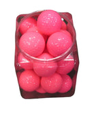 Volf Golf Bulk 2 Layer Coloured Practice Golf Balls VG10277 Golf Stuff - Save on New and Pre-Owned Golf Equipment Dk. Pink Singles 