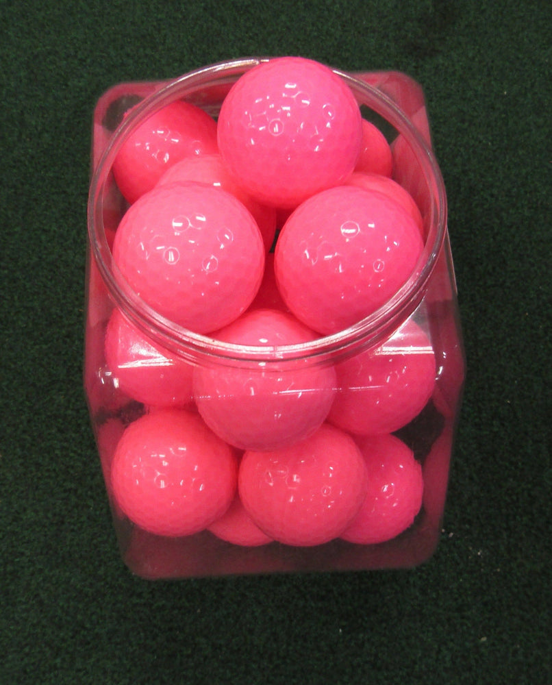 Volf Golf Bulk 2 Layer Coloured Practice Golf Balls VG10277 Golf Stuff - Save on New and Pre-Owned Golf Equipment Dk. Pink Singles 