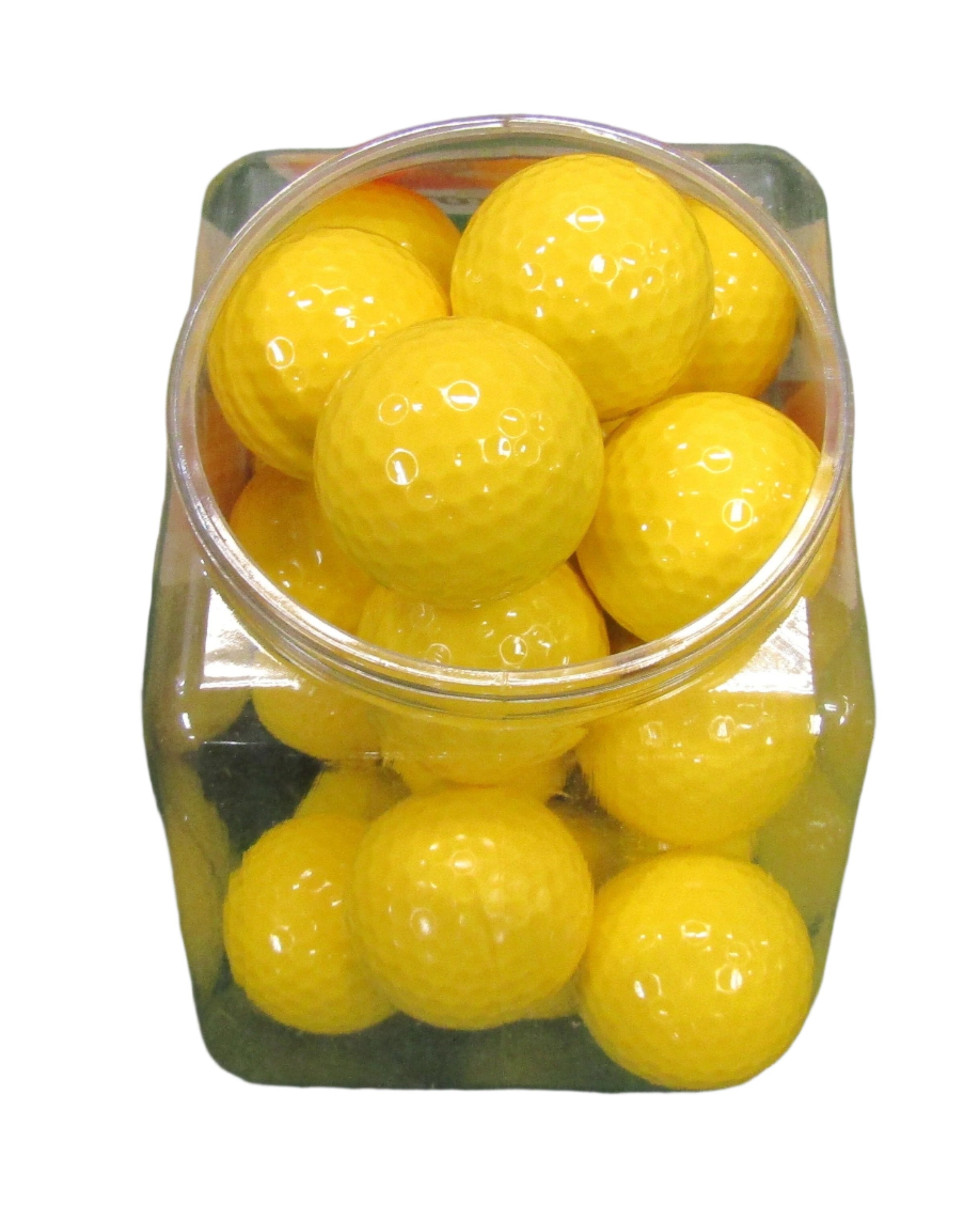 Volf Golf Bulk 2 Layer Coloured Practice Golf Balls VG10277 Golf Stuff - Save on New and Pre-Owned Golf Equipment Yellow Quantity of 3 