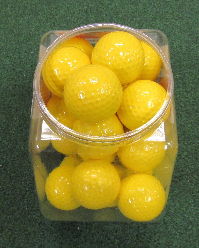 Volf Golf Bulk 2 Layer Coloured Practice Golf Balls VG10277 Golf Stuff - Save on New and Pre-Owned Golf Equipment Yellow Quantity of 3 