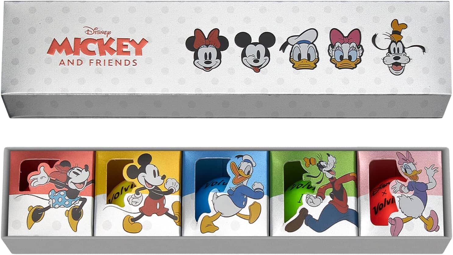 Volvik Disney Mickey and Friends 5pc Golf Ball Set Golf Balls Volvik Assorted 