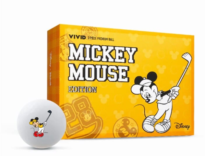 Volvik Vivid Disney Mickey Mouse Edition Box/12 Golf Balls Golf Balls Volvik Mickey Mouse 