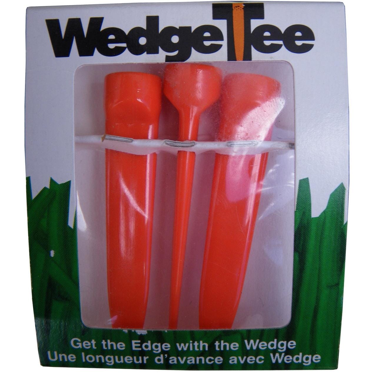 Wedge Tee - 3pc Golf Tees TeeMate Orange 
