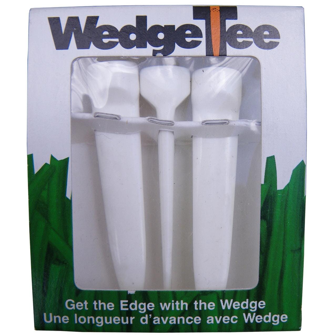 Wedge Tee - 3pc Golf Tees TeeMate White 