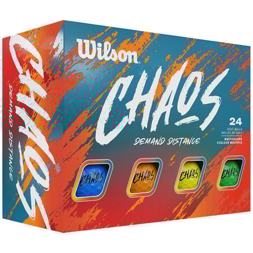 WILSON Chaos Matte Coloured Golf Balls Golf Stuff - Save on New and Pre-Owned Golf Equipment 