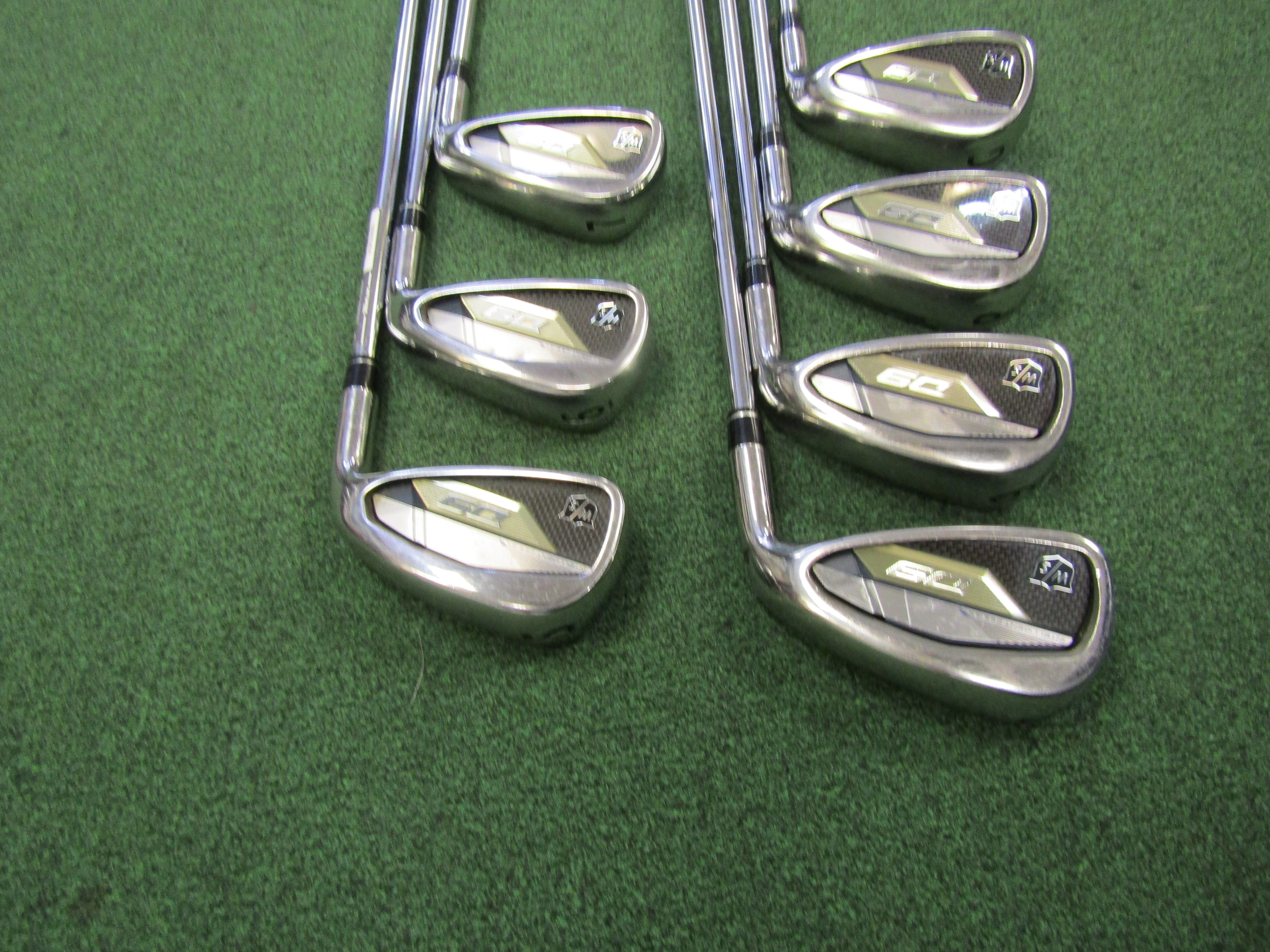 Wilson D9 #5-PW, GW 7pc. Iron Set Regular Flex Steel Men's Right Pre-Owned Iron Sets Wilson 