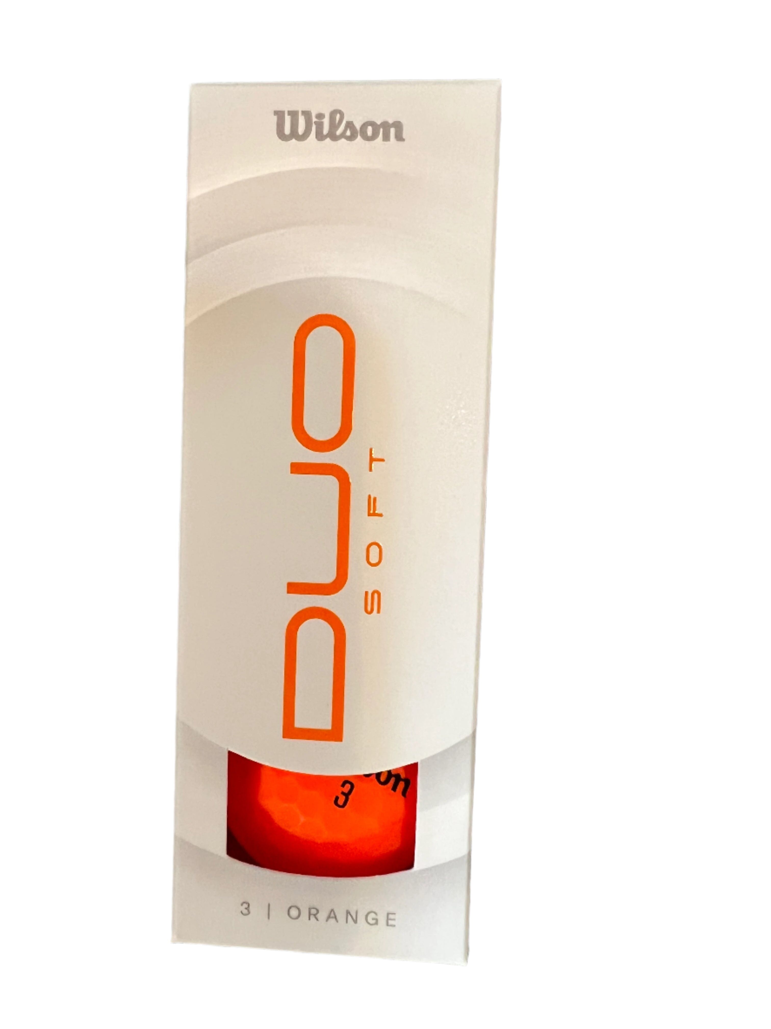 Wilson Duo Soft 2025 Golf Balls Golf Balls Wilson Sleeve/3 Matte Orange 