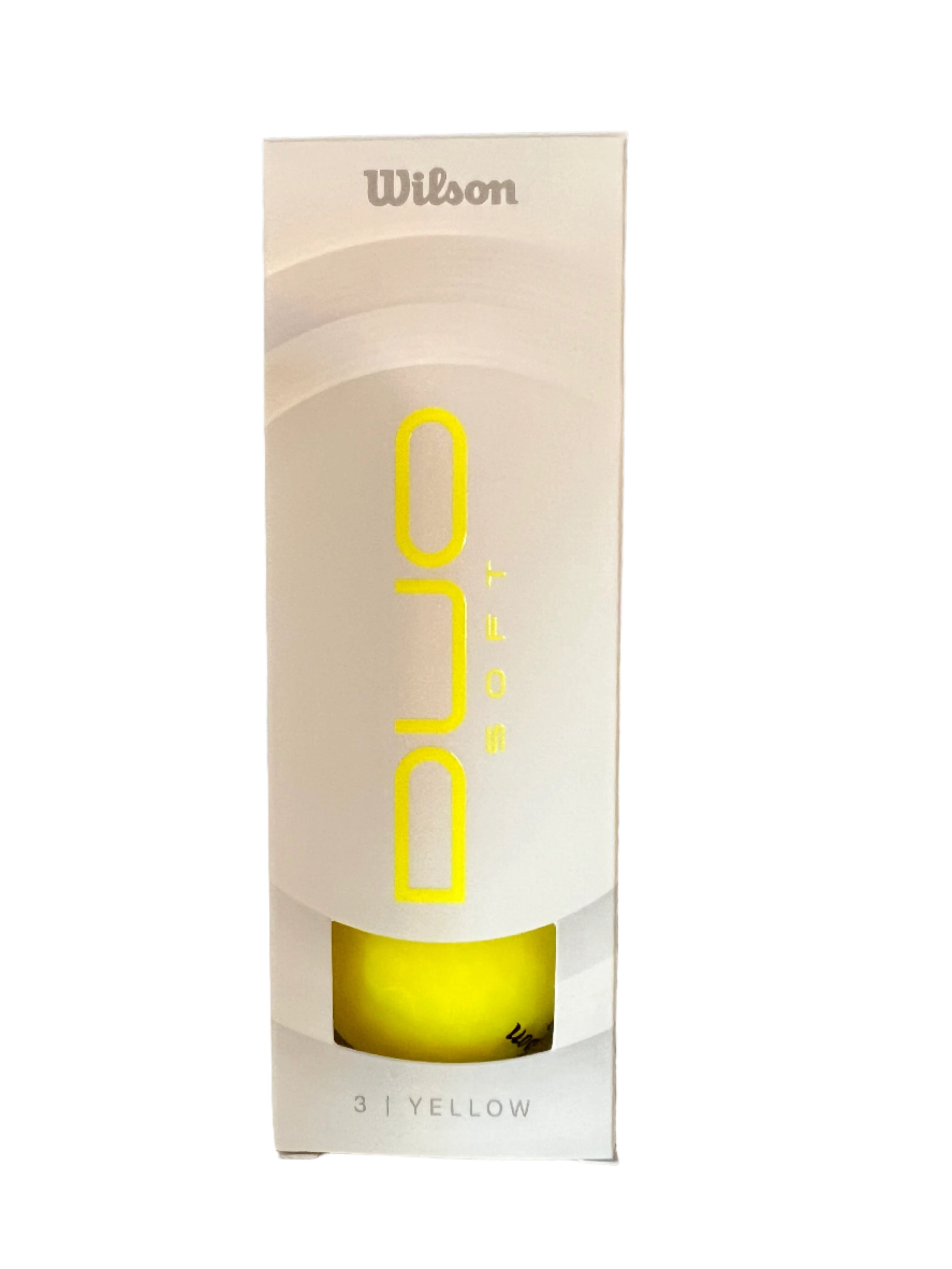 Wilson Duo Soft 2025 Golf Balls Golf Balls Wilson Sleeve/3 Matte Yellow 