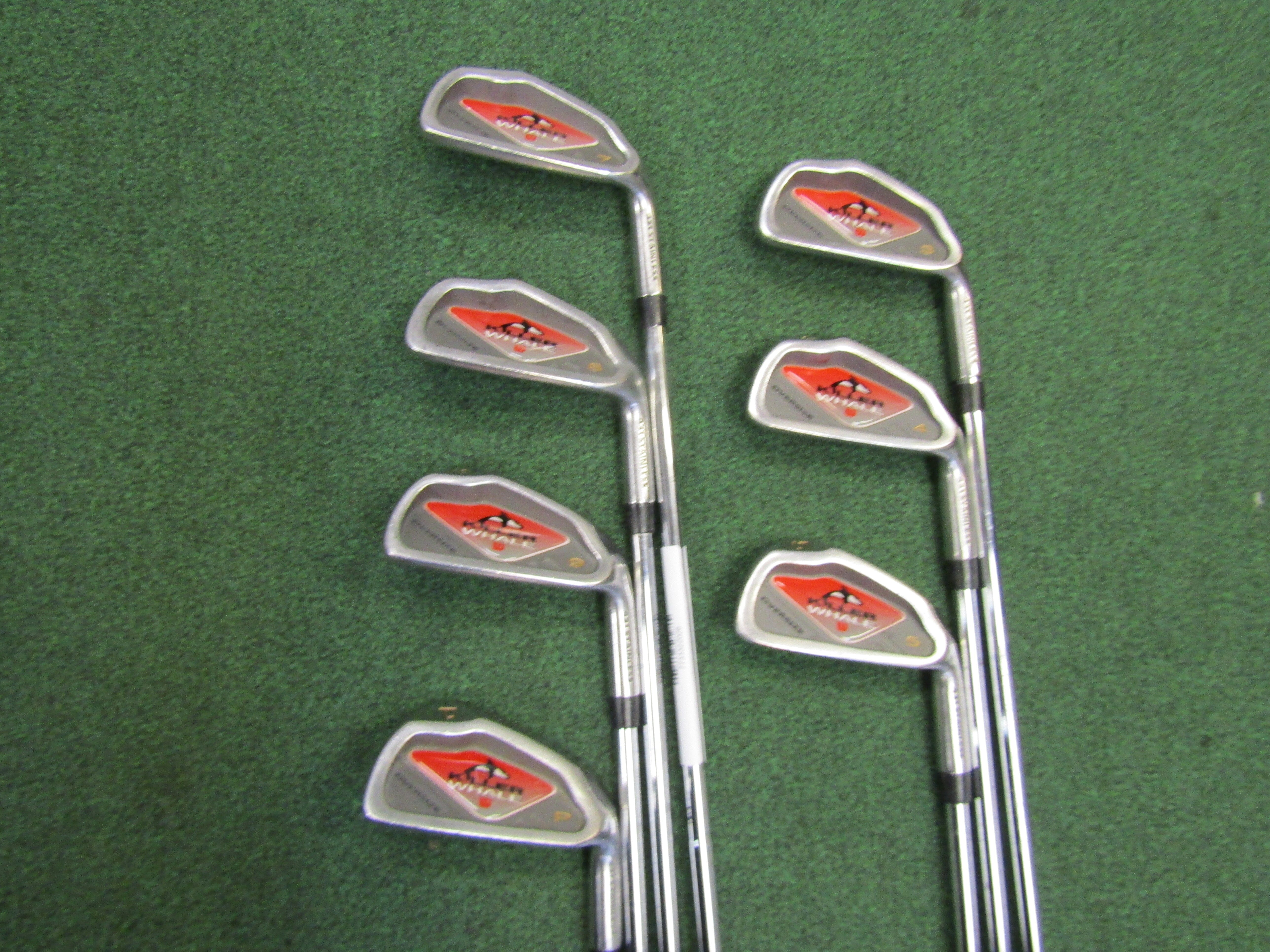 Wilson Killer Whale #3-5, #7-PW 7pc. Iron Set Regular Steel Men's Right Pre-Owned Iron Sets Wilson 