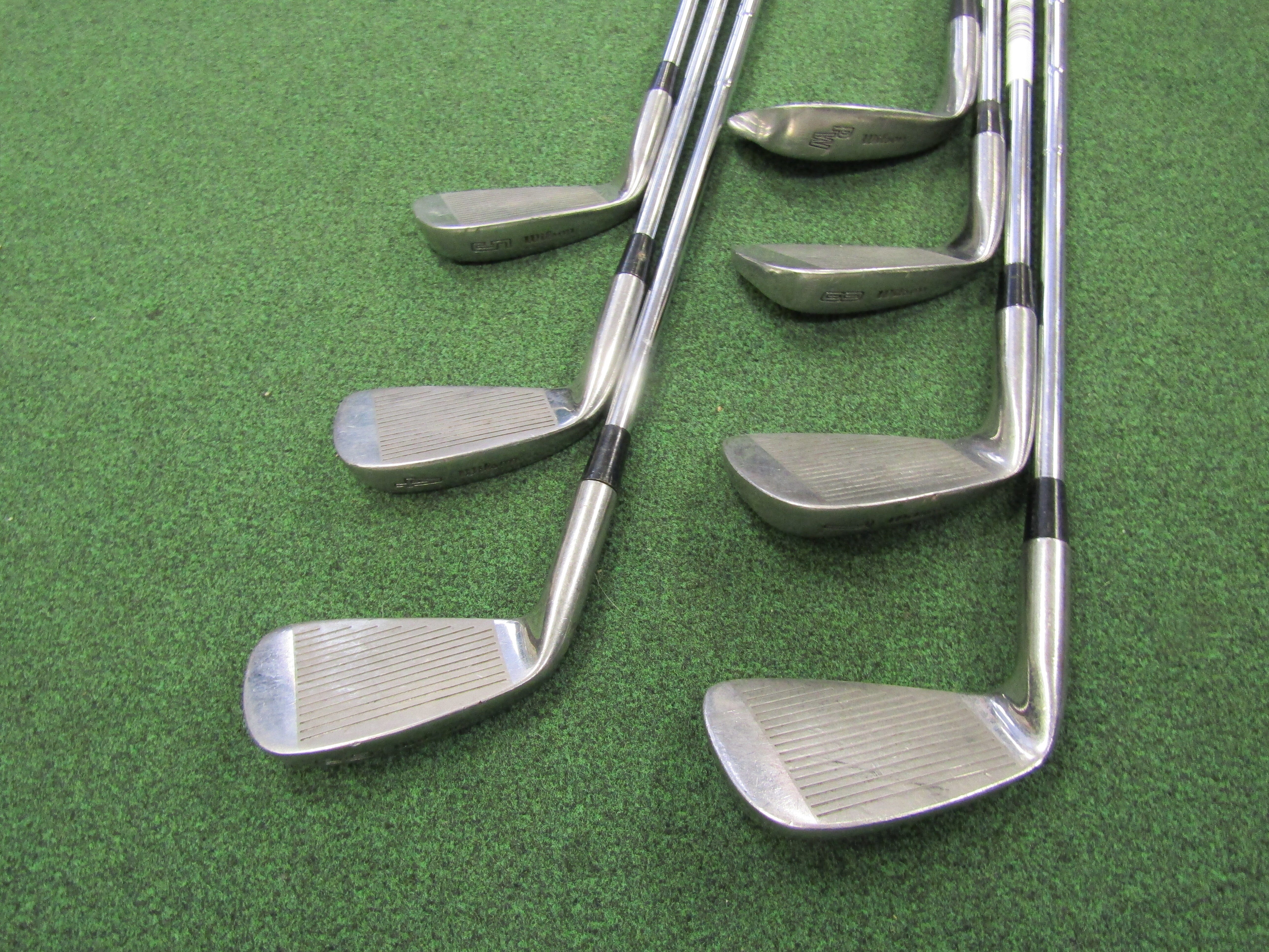 Wilson LD #3-8, PW 7pc. Iron Set Regular Steel Men's Right Pre-Owned Iron Sets Wilson 