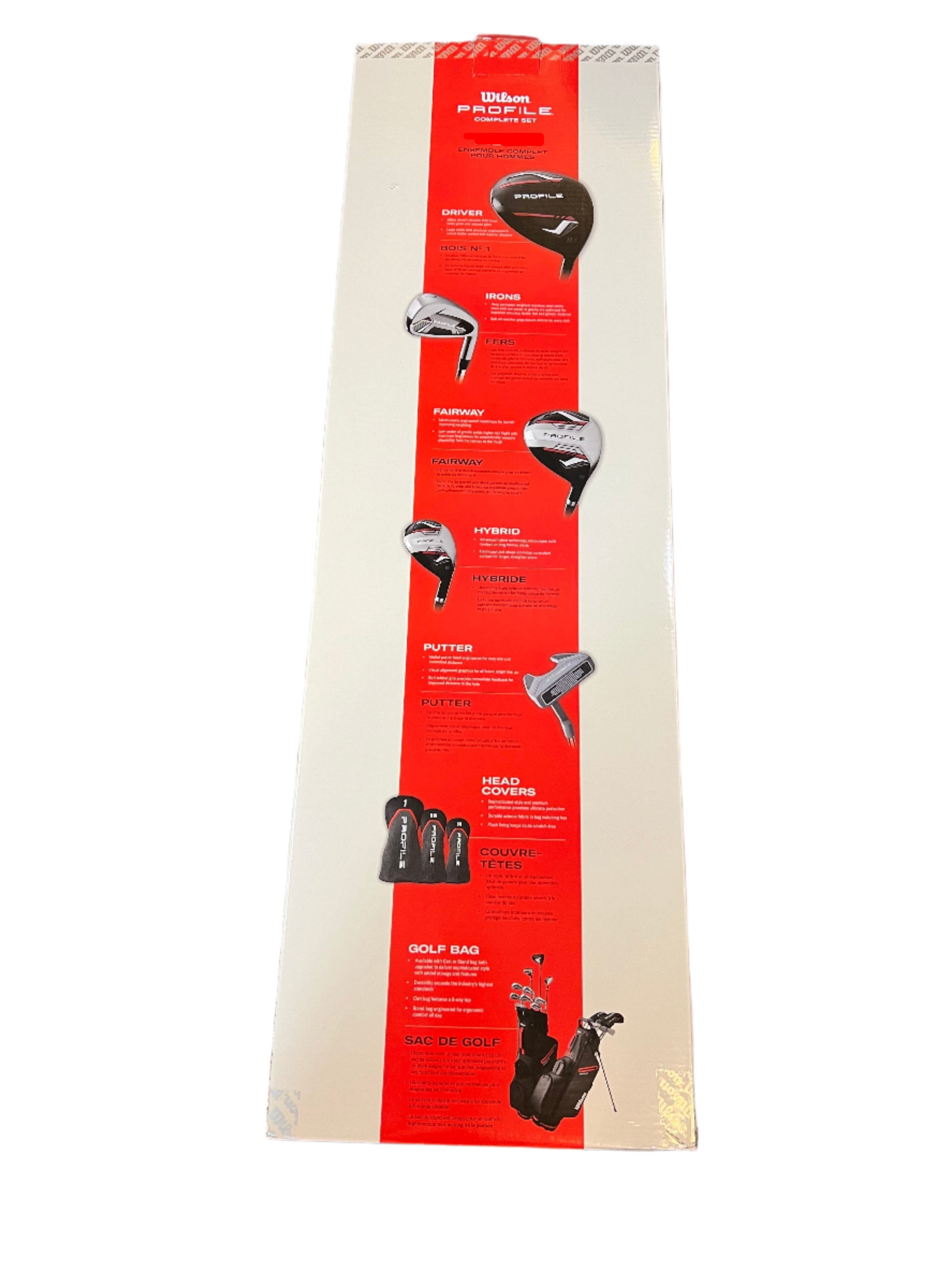Wilson Profile Teen Complete Club Set w/Bag Junior Complete Set Wilson 