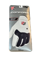 Wilson Staff Conform Mens Glove Whi/Blk Men's Golf Gloves Wilson 