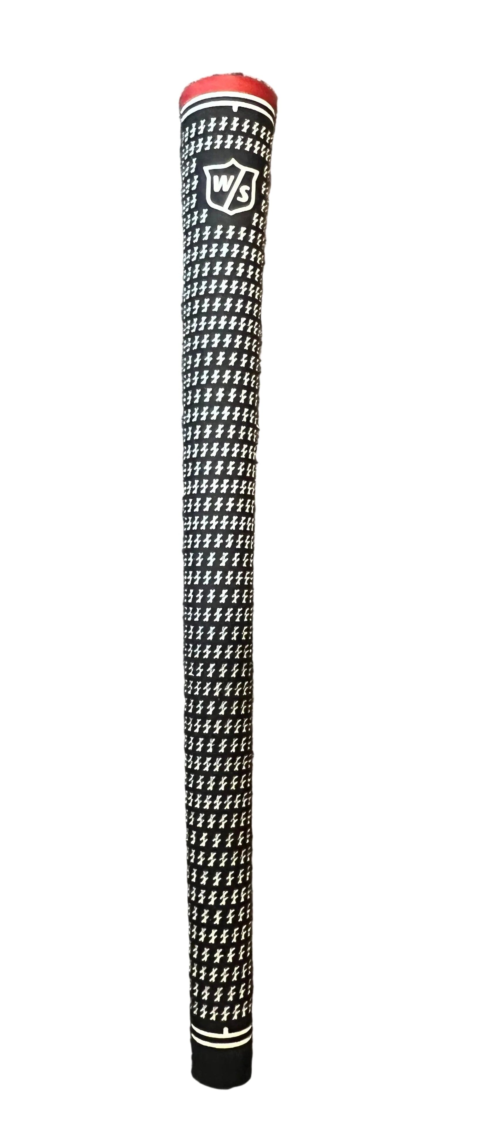 Wilson Staff Lamkin Crossline White Red cap White logo Golf Grip (Pre-Owned) Pre-Owned Grips Lamkin 
