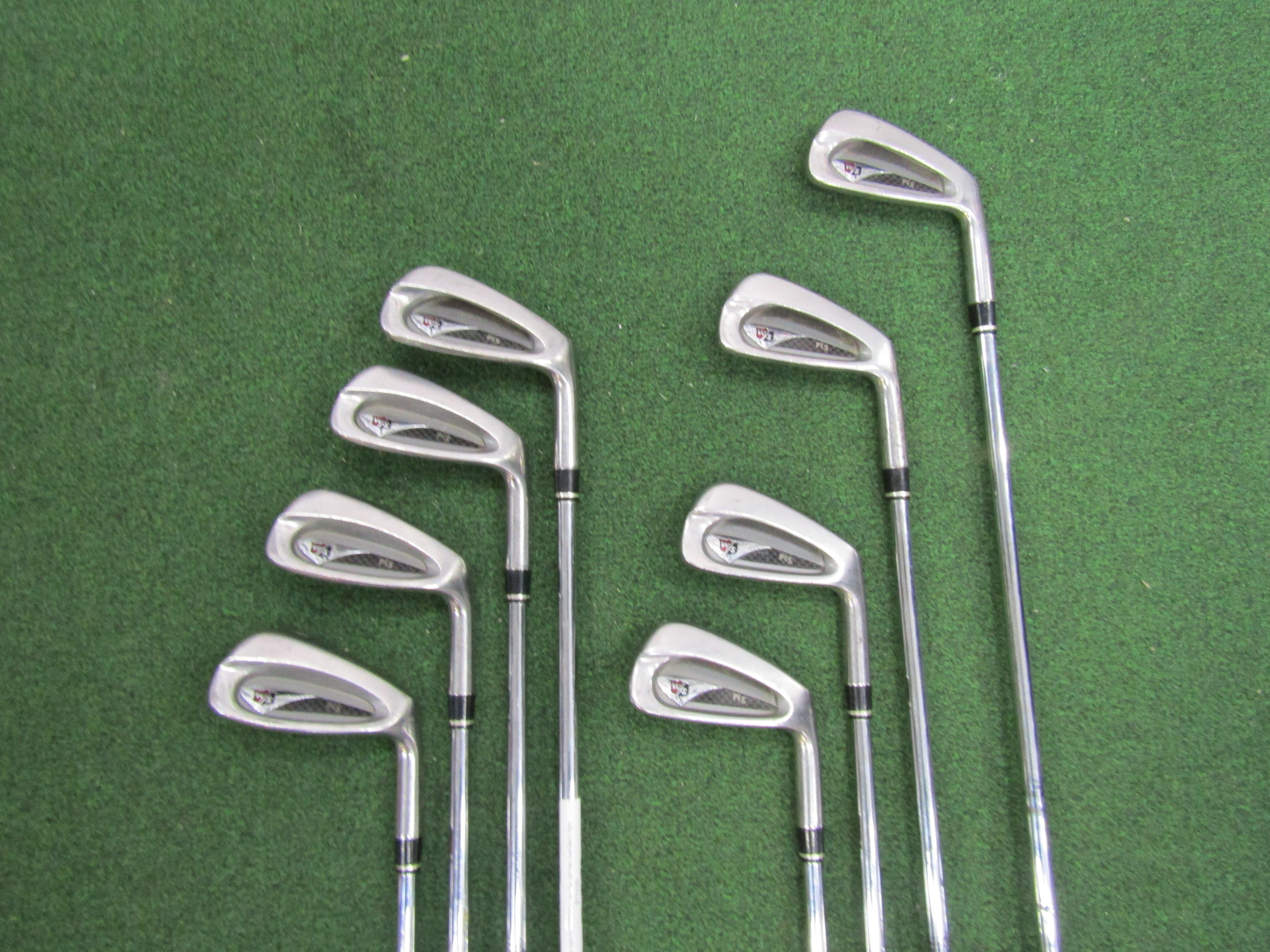 Wilson Staff Pi5 #3-PW 8 pc. Iron Set Stiff Flex Steel Men's Right Pre-Owned Iron Sets Wilson 
