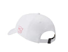 Wilson Staff Pro Tour Hat White/Pink Adjustable Womens with Ball Marker Headwear Wilson Staff 