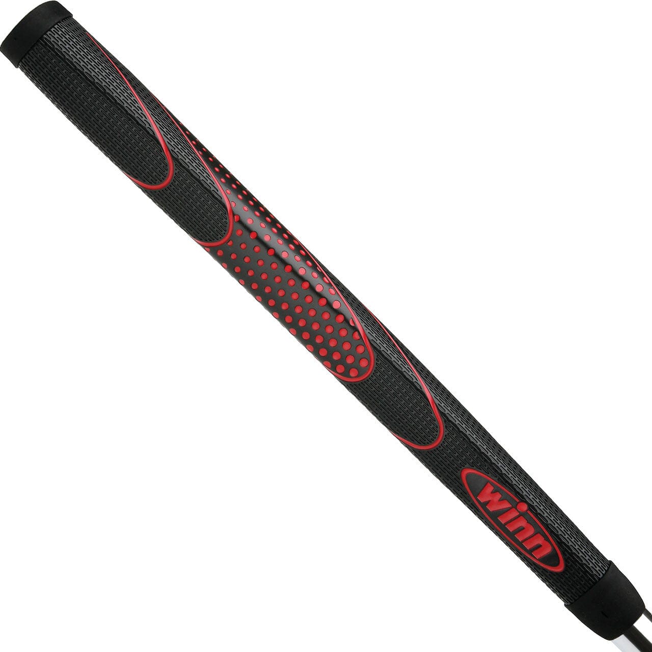 Winn Pistol Excel Putter Grip Putter Grips Winn Standard Medallist Black/Red 