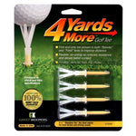 4 Yards More Golf Tee 2 3/4 Inch 4 pack Golf Tees TeeMate 4 Yards More 2 3/4 4pk 