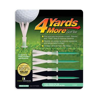 4 Yards More Golf Tee 4 Inch 4 pack
