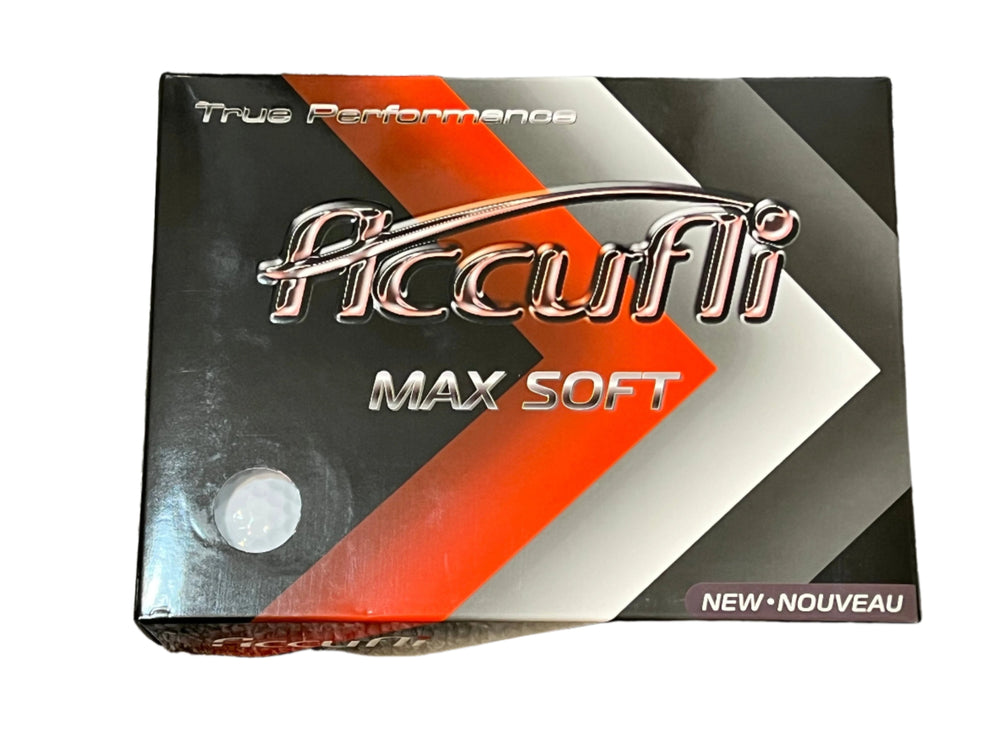 Accufli Max Soft Golf Balls White Wilson Golf Balls Wilson Box/12 White 