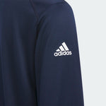 Adidas Boys Heather Quarter Zip Pullover HS3078 Golf Stuff 