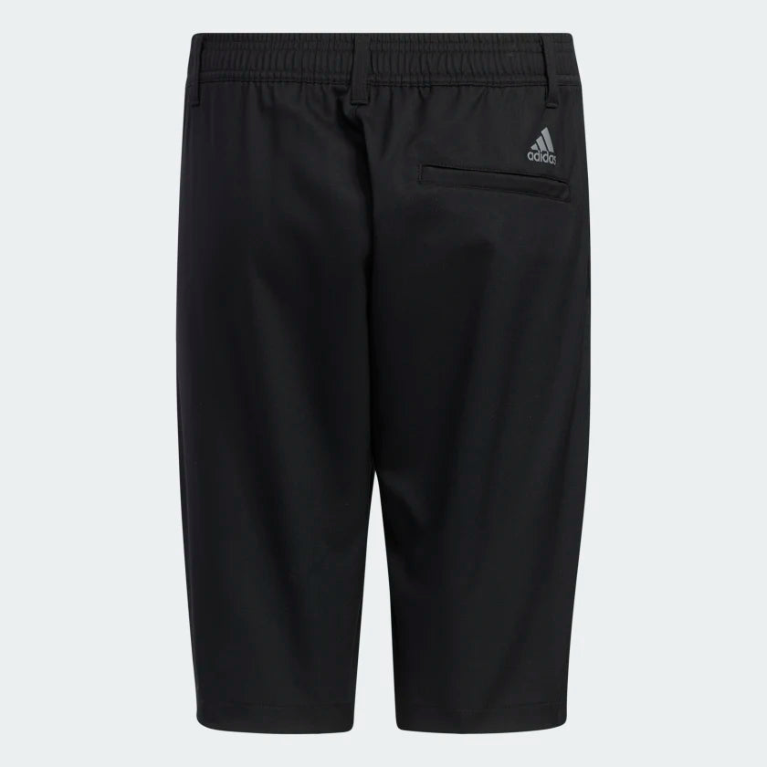 Adidas Boy's Ultimate365 Adjustable Black Golf Shorts HA7931 Golf Stuff 