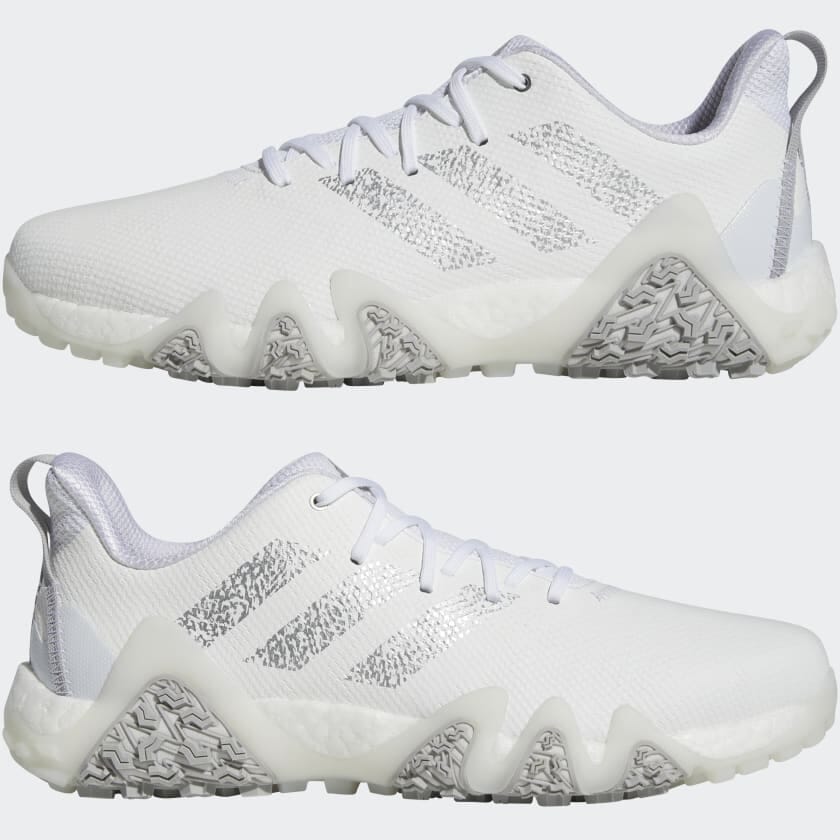 Adidas CodeChaos 22 Spikeless Golf Shoes GX3932 Grey White Golf Stuff
