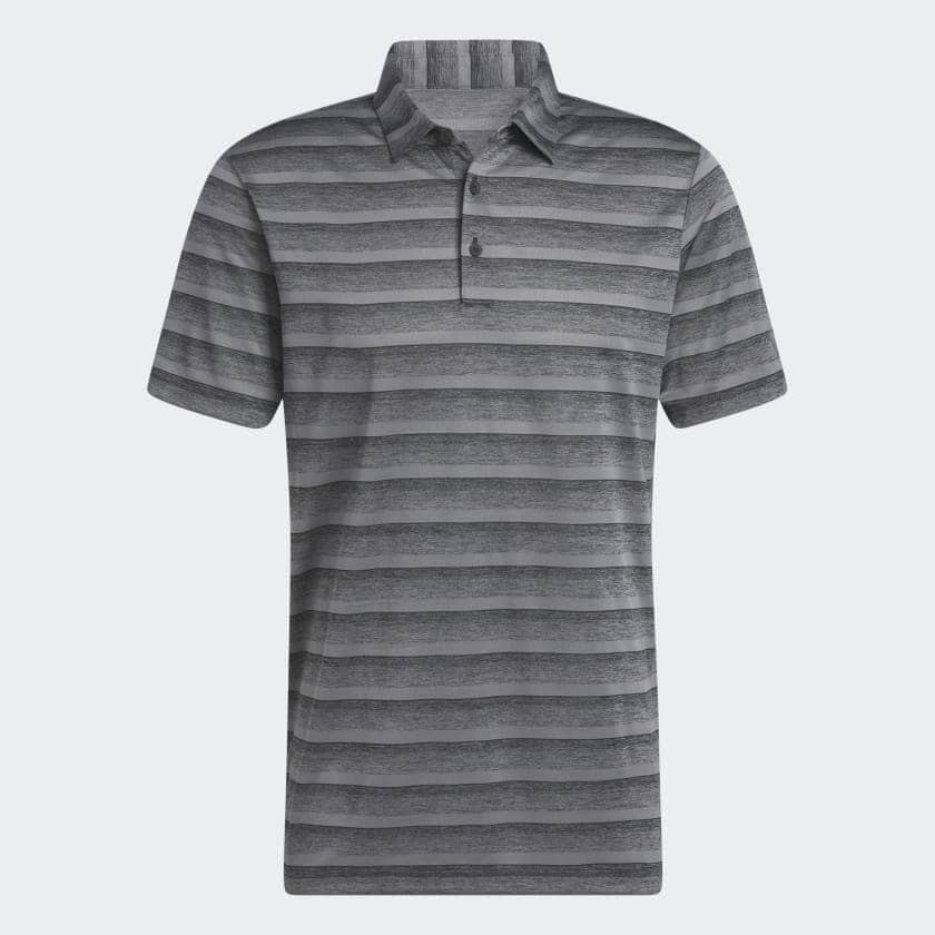 Adidas Men's Two-Color Striped Polo Shirt HR7981 Golf Stuff 