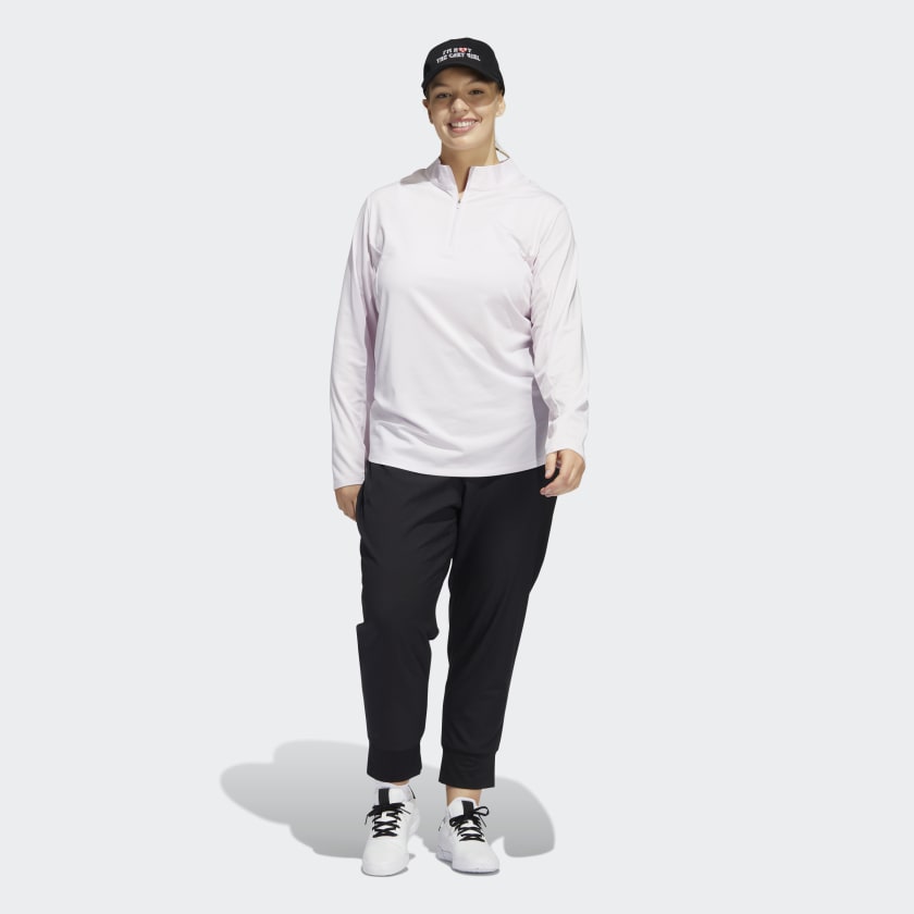 Adidas Ultimate365 Women's Light Pink Golf Shirt (Plus Size) HA6450 Golf Stuff 