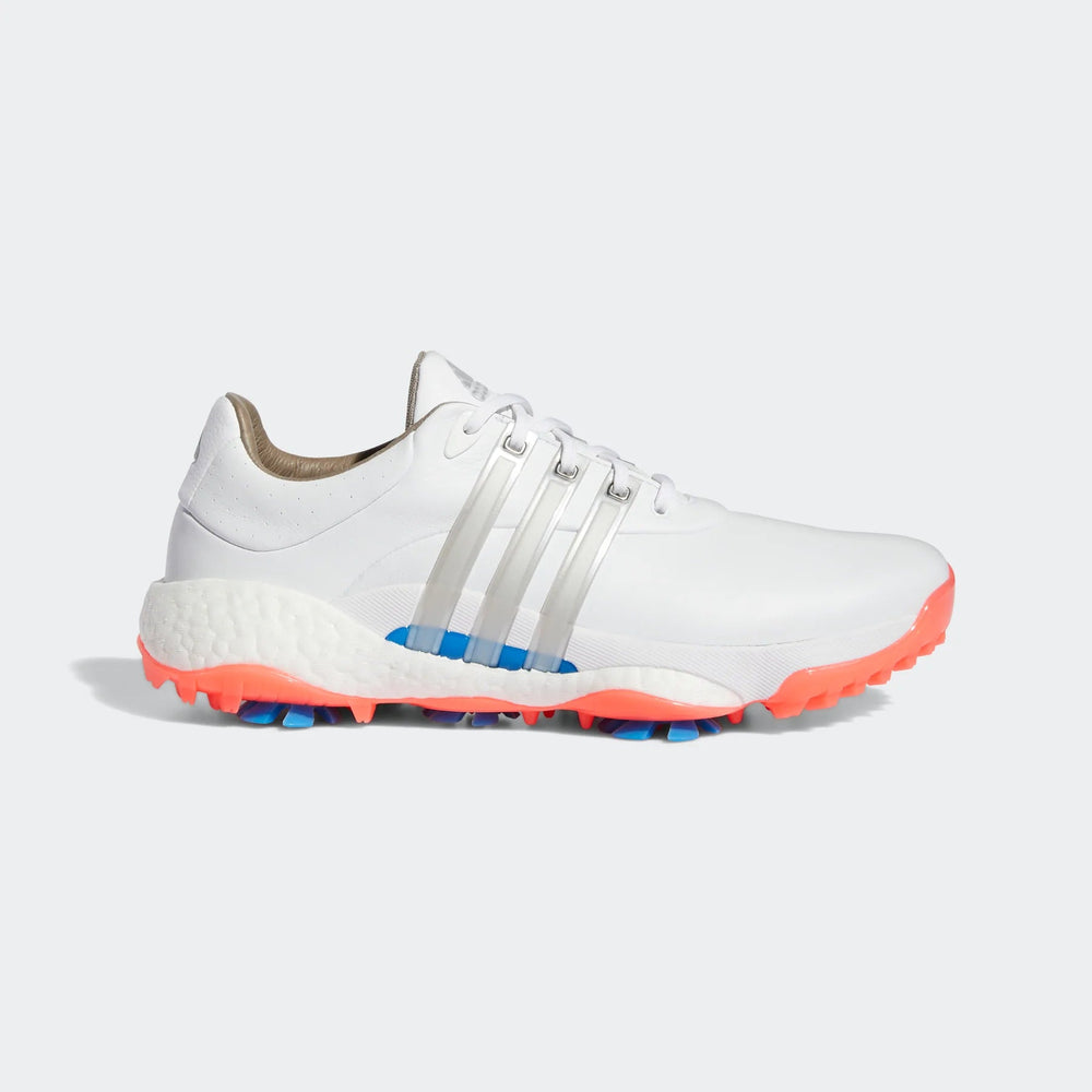 Adidas W Tour 360 22 Womens Golf Shoes White Sil Turbo GV7248