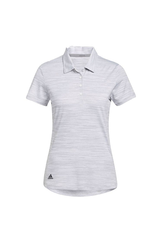 Adidas Women's Spacedye Short Sleeve Polo HA6069 Golf Stuff 