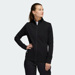 Adidas Women's Textured Full-Zip Jacket HA3395 Golf Stuff 