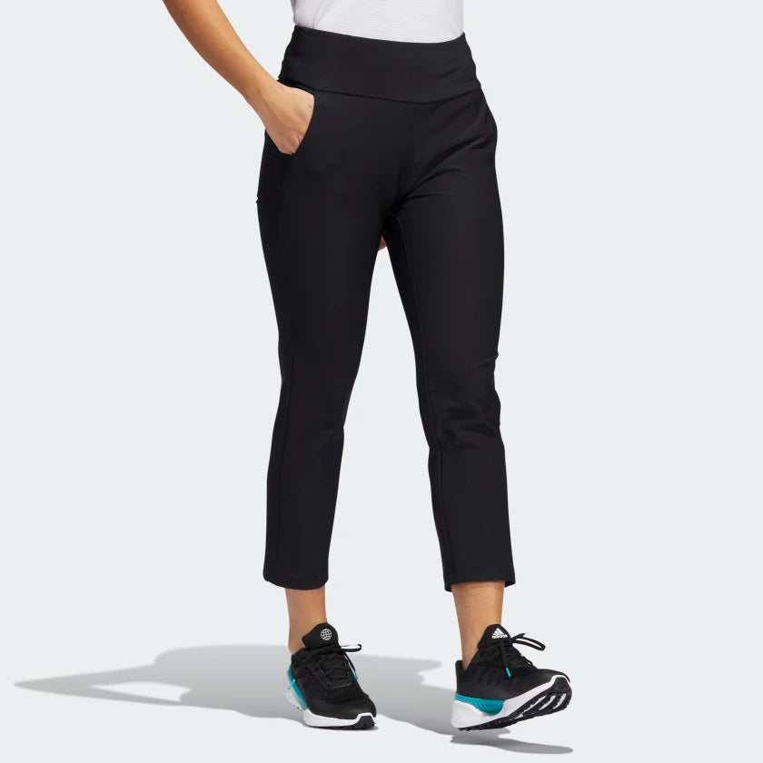 Adidas Women s U365 Pull On Ankle Pants Black HA3408 Golf Stuff