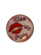 Assorted Domed Ball Markers Golf Stuff - Save on New and Pre-Owned Golf Equipment "Kiss My Putt" 