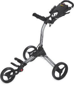 Bag Boy 3 Wheel Cart Compact 3 Golf Stuff - Save on New and Pre-Owned Golf Equipment Silver/Black 